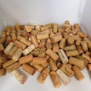 Used Wine Cork Lot of 150  Mixed Brands Craft Projects DIY